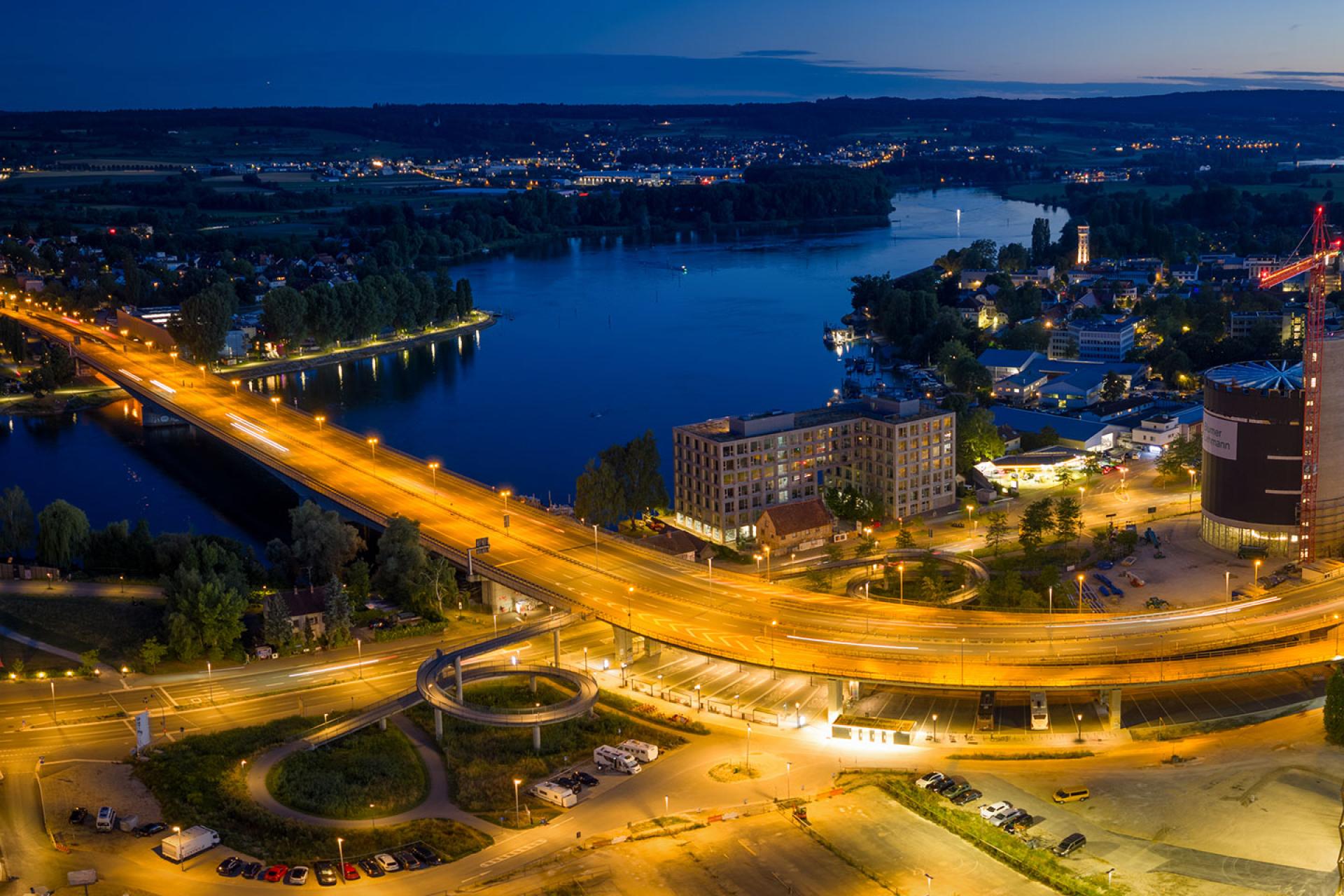 Sustainable lighting has significantly reduced light pollution on Europabrucke, preserving marine life